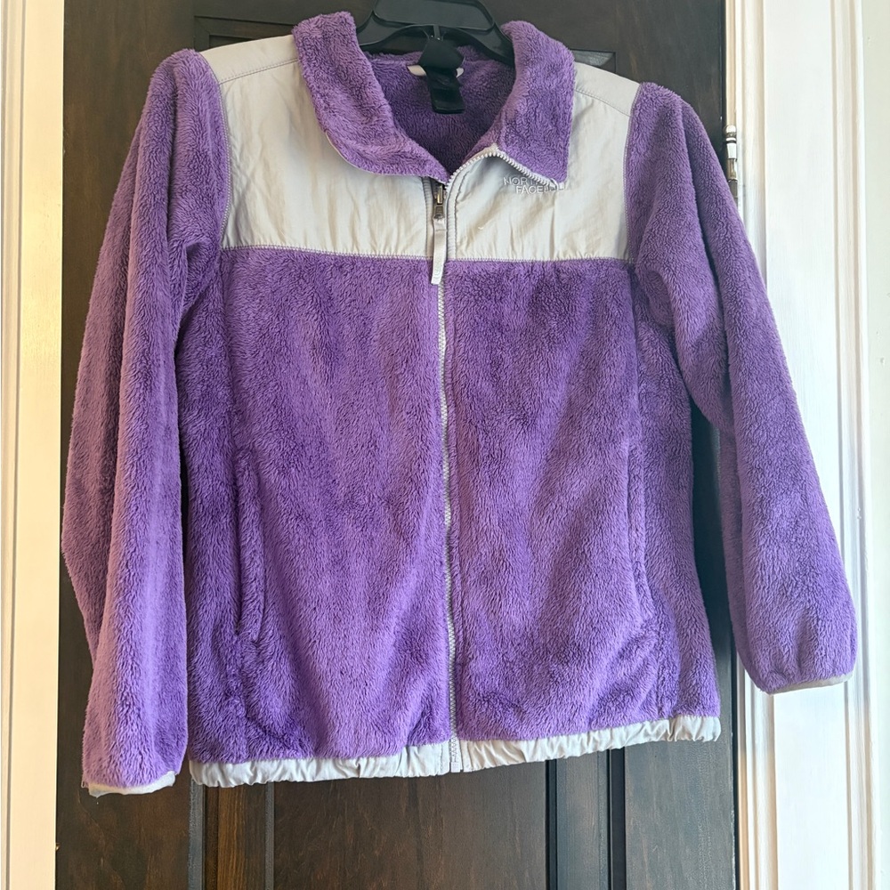 The North Face Purple and Grey Girl’s Fleece